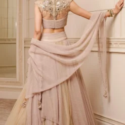 Tarun Tahiliani Gold Draped Lehenga Set 9 Tarun Tahiliani Gold Draped Lehenga Set -Deals Drapizia Store 310tt25 4