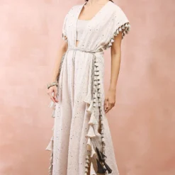 Payal Singhal Cream Chikankari Jacket Set -Deals Drapizia Store 31523ps29 3