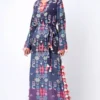 PS Pret By Payal Singhal Purple Silkmul Printed Kaftan With Tassels 2 PS Pret By Payal Singhal Purple Silkmul Printed Kaftan With Tassels -Deals Drapizia Store 319ps21 1