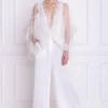 Dilnaz Ivory Draped Kaftan Jumsuit -Deals Drapizia Store 39dil16 1