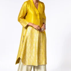 Bodhi Tree Yellow V Neck Kurta Set -Deals Drapizia Store 410bt17 3