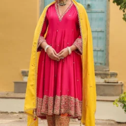 Niti Bothra Pink Zari Dori Kurta Set -Deals Drapizia Store 41223nb24 3