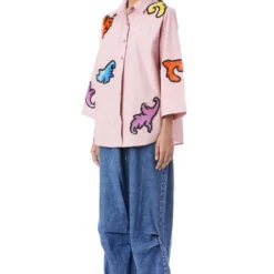 Kanika Goyal Label Pink Hand Embellished Shirt 7 Kanika Goyal Label Pink Hand Embellished Shirt -Deals Drapizia Store 4423kgl32 2