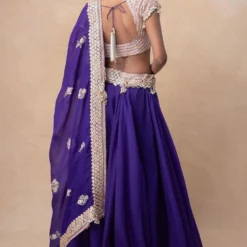 Anamika Khanna Purple Embellished Lehenga Set 11 Anamika Khanna Purple Embellished Lehenga Set -Deals Drapizia Store 4723ak17 5 1