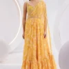 Divya Aggarwal Moana Luminous Yellow Cape-skirt Set 2 Divya Aggarwal Moana Luminous Yellow Cape-skirt Set -Deals Drapizia Store 5124pu12 1