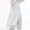 Three Front Gathered Checkered Tunic -Deals Drapizia Store 53thw26 1