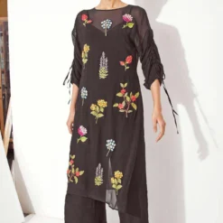 REIK Ortiz Embroidered Tunic & Noir Jumpsuit -Deals Drapizia Store 5823rk6 5