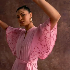 Sakshi Khetterpal Cherry Blossom Chanderi Jumpsuit -Deals Drapizia Store 6124sk51 5