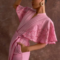 Sakshi Khetterpal Cherry Blossom Chanderi Jumpsuit -Deals Drapizia Store 6124sk51 7