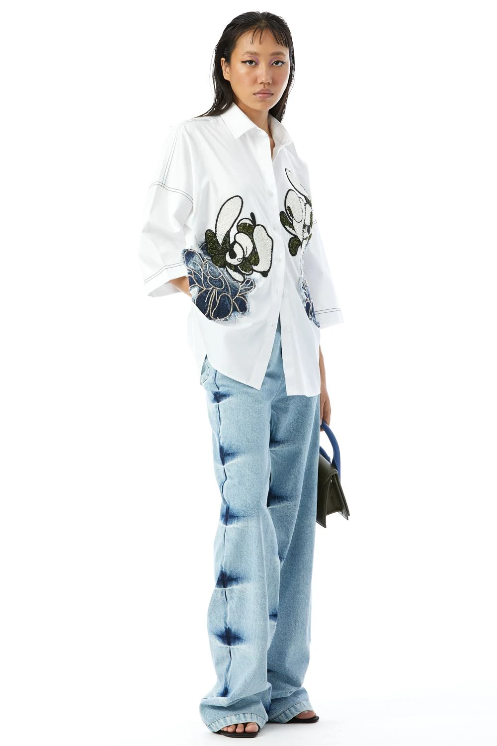 Kanika Goyal Label Warped Vine Embellished Shirt 4 Kanika Goyal Label Warped Vine Embellished Shirt - Image 2