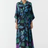 Studio RIGU Black Jungle Printed Kaftan