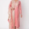 Gopi Vaid Salmon Kurta And Palazzo Set With Organza Dupatta -Deals Drapizia Store 752 s 1