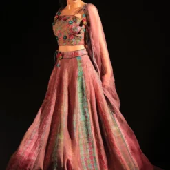 CAPISVIRLEO Lavender Tie Dye Lehenga Set 7 CAPISVIRLEO Lavender Tie Dye Lehenga Set -Deals Drapizia Store 81123co12 2