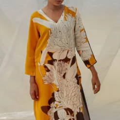 Bennch Yellow Statement Print Tunic Set -Deals Drapizia Store 8323be8 4