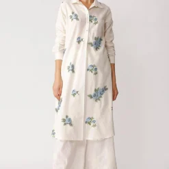 Umbar Blue Floral Meneham Tunic