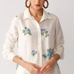 Umbar Blue Floral Meneham Tunic -Deals Drapizia Store 8br 5b 3