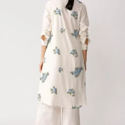 Umbar Blue Floral Meneham Tunic -Deals Drapizia Store 8br 5b 5