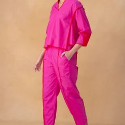 Bodice Hot Pink V-neck Top 8 Bodice Hot Pink V-neck Top -Deals Drapizia Store 9823be2 2