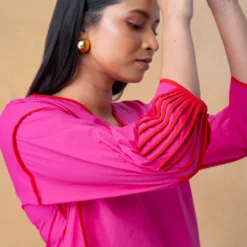 Bodice Hot Pink V-neck Top 10 Bodice Hot Pink V-neck Top -Deals Drapizia Store 9823be2 4