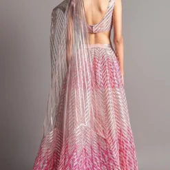 Amit Aggarwal Blush Metallic Winged Lehenga 7 Amit Aggarwal Blush Metallic Winged Lehenga -Deals Drapizia Store aaic 541 fch 3
