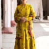 Archana Jaju Yellow Silk Kurta Set 1 Archana Jaju Yellow Silk Kurta Set -Deals Drapizia Store aj re 21 1