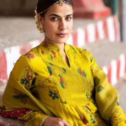 Archana Jaju Yellow Silk Kurta Set -Deals Drapizia Store aj re 21 4