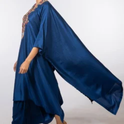 Anamika Khanna Blue Embroidered Kaftan & Pants 7 Anamika Khanna Blue Embroidered Kaftan & Pants -Deals Drapizia Store ak ens d 075 3