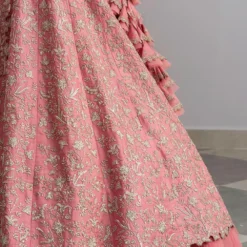 Anushree Reddy Rose Pink Organza Lehenga Set -Deals Drapizia Store ar008 3