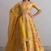 Anushree Reddy Mustard Floral Printed Lehenga Set -Deals Drapizia Store ar014 1