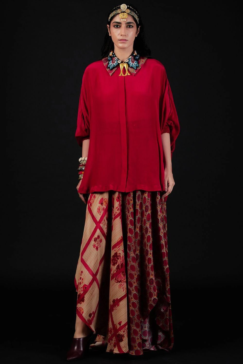 Aseem Kapoor Sindoor Mandala Shirt 3 Aseem Kapoor Sindoor Mandala Shirt