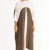 Three Olive Panelled V Neck Kaftan -Deals Drapizia Store aw21 set34 1