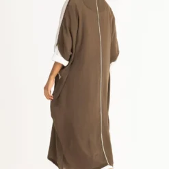 Three Olive Panelled V Neck Kaftan -Deals Drapizia Store aw21 set34 4