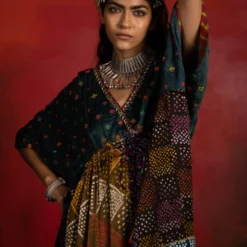 Sunira Designs Mirch Masala Green Kaftan -Deals Drapizia Store aw2114a 4