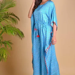 Bandhni Kaftan Jumpsuit With Tassels -Deals Drapizia Store jump1 6