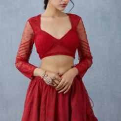 Torani Surkh Advaita Lehenga Set -Deals Drapizia Store kyaw066 kyaw067 kyaw068 3