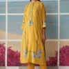 Ikai Mustard Kurta Set With Applique Details 2 Ikai Mustard Kurta Set With Applique Details -Deals Drapizia Store mak3112y 1