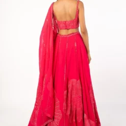 Mishru Pink Embroidered Lehenga Set -Deals Drapizia Store mish03 5