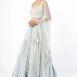 Mishru Powder Blue Embroidered Lehenga Set 9 Mishru Powder Blue Embroidered Lehenga Set -Deals Drapizia Store mish10 3
