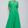 Mati Green Jumpsuit With Elasticated Waist -Deals Drapizia Store mtsj green 1