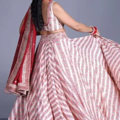 Punit Balana Chanderi Silk Hand Embroidered Lehenga Set -Deals Drapizia Store pbmr 11 5