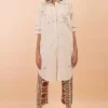 Pooja Keyur Off White Long Shirt