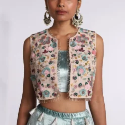 Payal Singhal Periwinkle Blue Lehenga Set 10 Payal Singhal Periwinkle Blue Lehenga Set -Deals Drapizia Store ps fw641 c 4 3 1