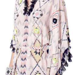 Payal Singhal Diamond Printed Embroidered Kaftan With Belt -Deals Drapizia Store ps fw785 3