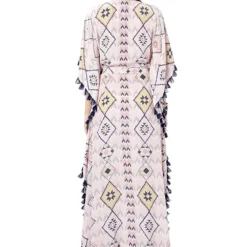 Payal Singhal Diamond Printed Embroidered Kaftan With Belt -Deals Drapizia Store ps fw785 4
