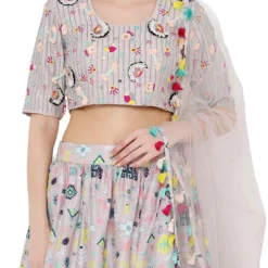 Payal Singhal Lavender Printed Lehenga Set -Deals Drapizia Store ps lh0026 3