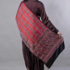 Prahnaaya Cacao Asymmetric Tunic & Skirt With Ajrakh Dupatta -Deals Drapizia Store rchhkfbtsc 4