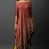 Prahnaaya Embroidered Asymmetric Satin Kaftan Set -Deals Drapizia Store rd1st 1 1