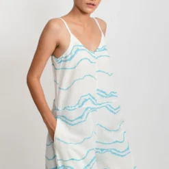 Rias Jaipur Sleeveless Wave Printed Jumpsuit -Deals Drapizia Store rias par 13 4