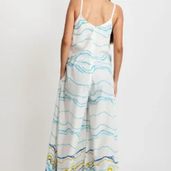 Rias Jaipur Sleeveless Wave Printed Jumpsuit -Deals Drapizia Store rias par 13 5