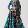Rajdeep Ranawat Emerald Green Bandhani Printed Lehenga Set -Deals Drapizia Store rr 1111 1